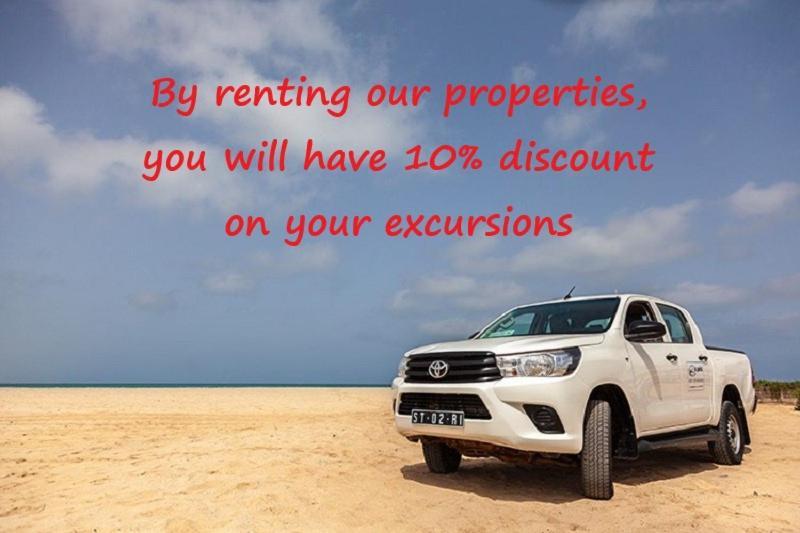 Residence Por Do Sol, Praia Cabral, Boa Vista, Cape Verde, Free Wi-Fi ซาลเรย์ ภายนอก รูปภาพ